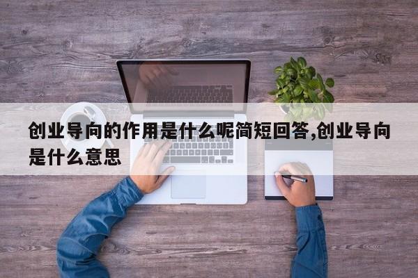 创业导向的作用是什么呢简短回答,创业导向是什么意思